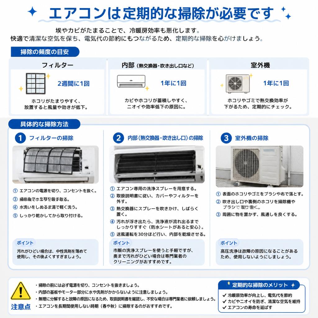 衛生管理が鍵！エアコン掃除の重要性