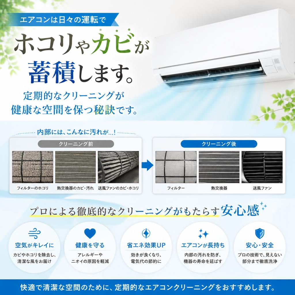エアコンクリーニングの必要性