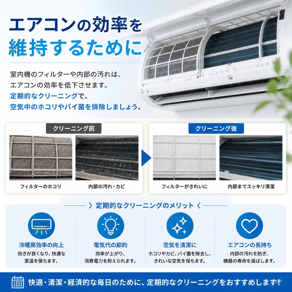 室内機のメンテナンス