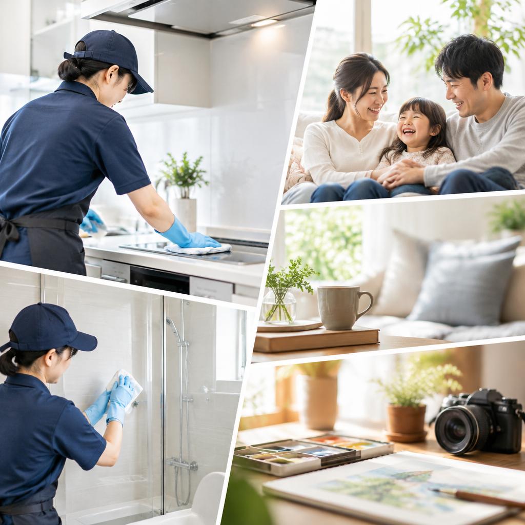 清掃はプロに任せて、時間をあなたの大切なことへ